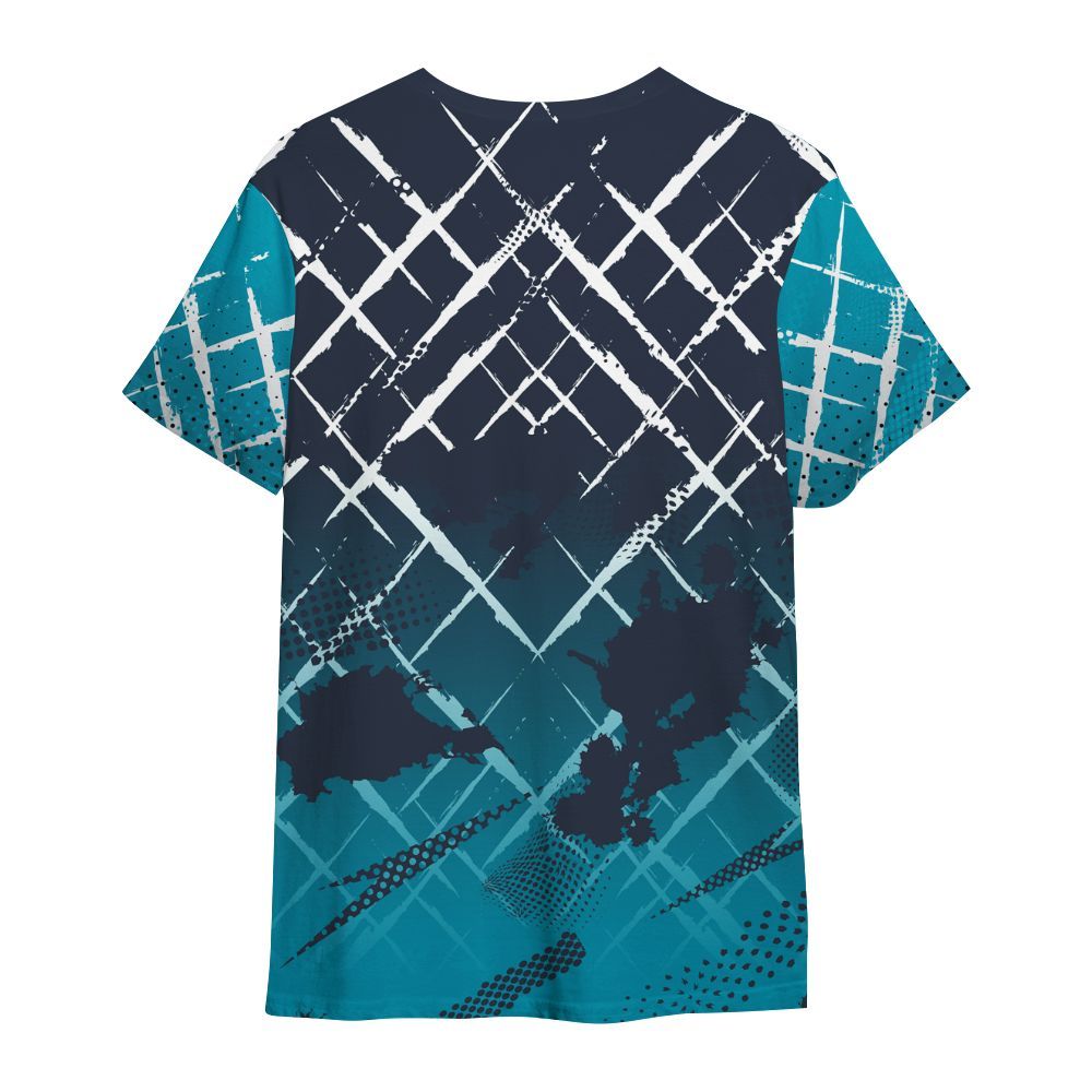 Shirt To Match Retro Obsidian 13s - Halftone Stand Business Dripping All Over Print