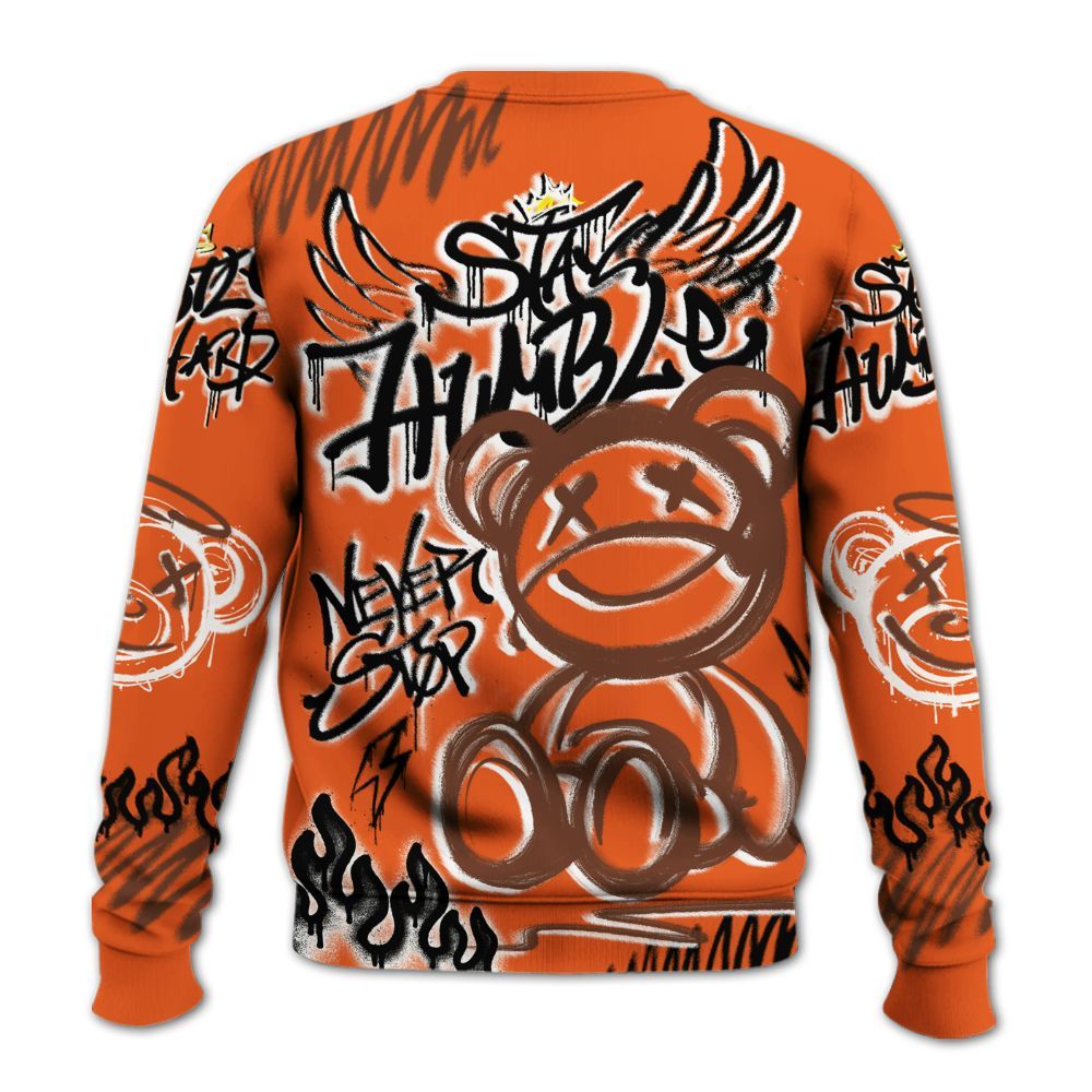 Sweatshirt To Match High OG Starfish 1s - Humble Drip Streetwear Graffity All Over Print