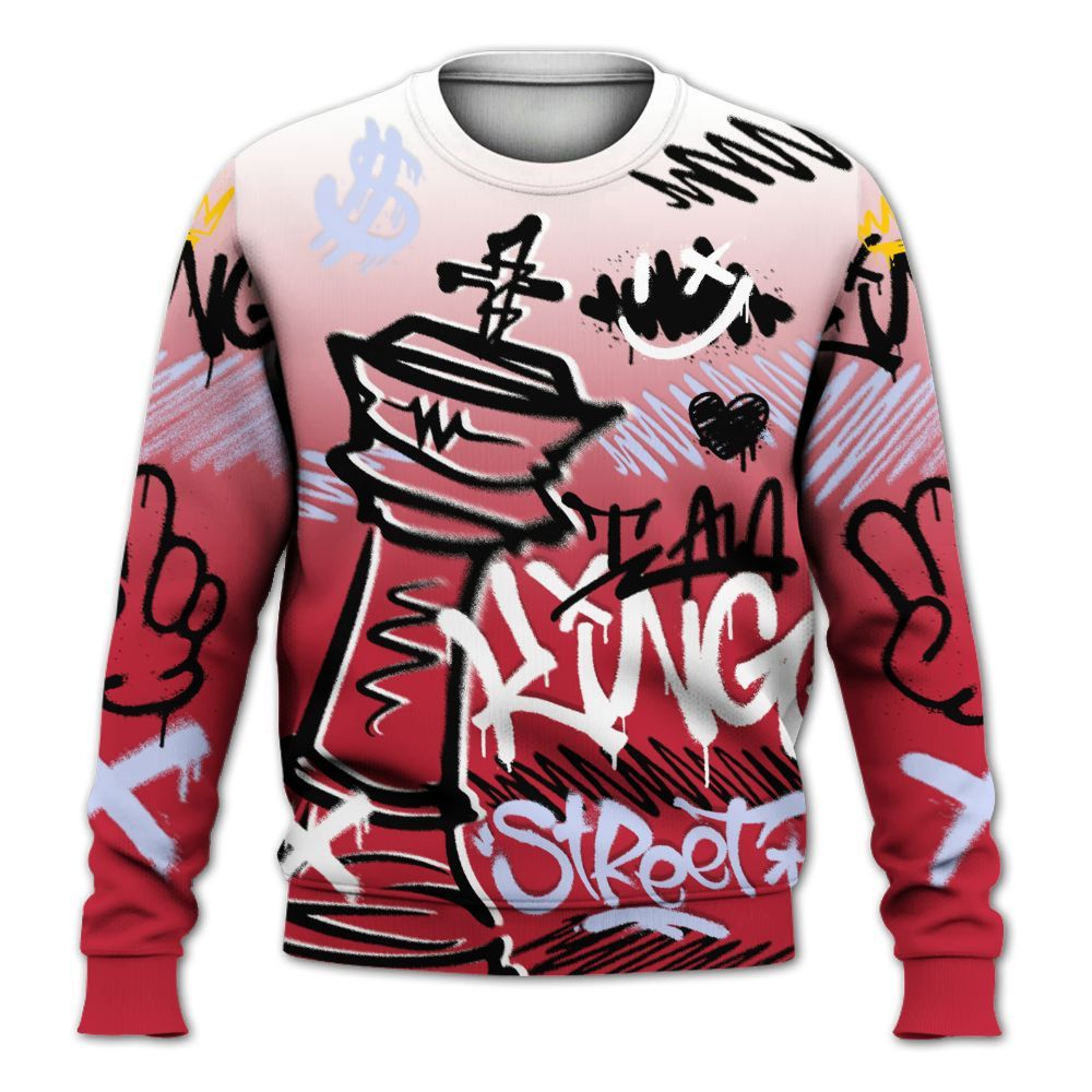 Sweatshirt To Match Toro Bravo 6s - Street King Chess Streetwear All Over Print