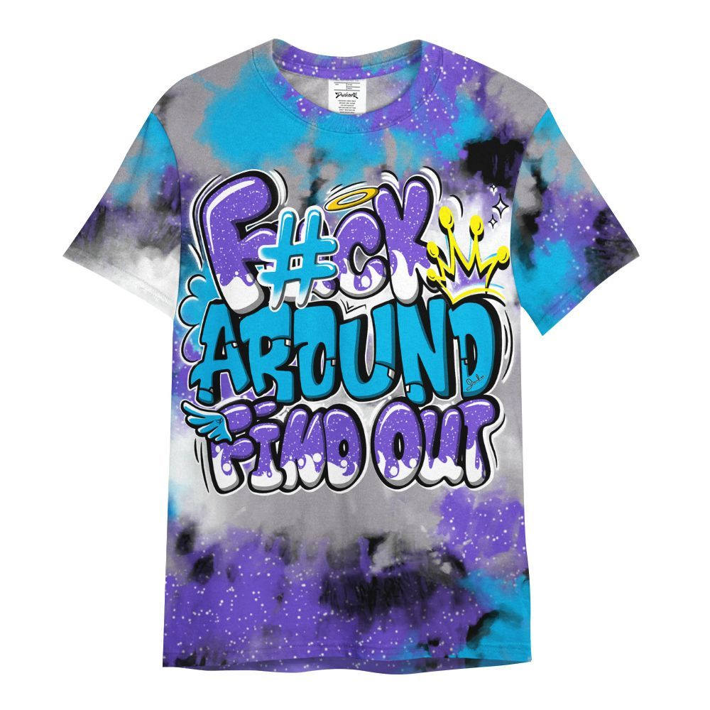 Shirt To Match Retro Aqua 8s - FK Around Find Out All Over Print