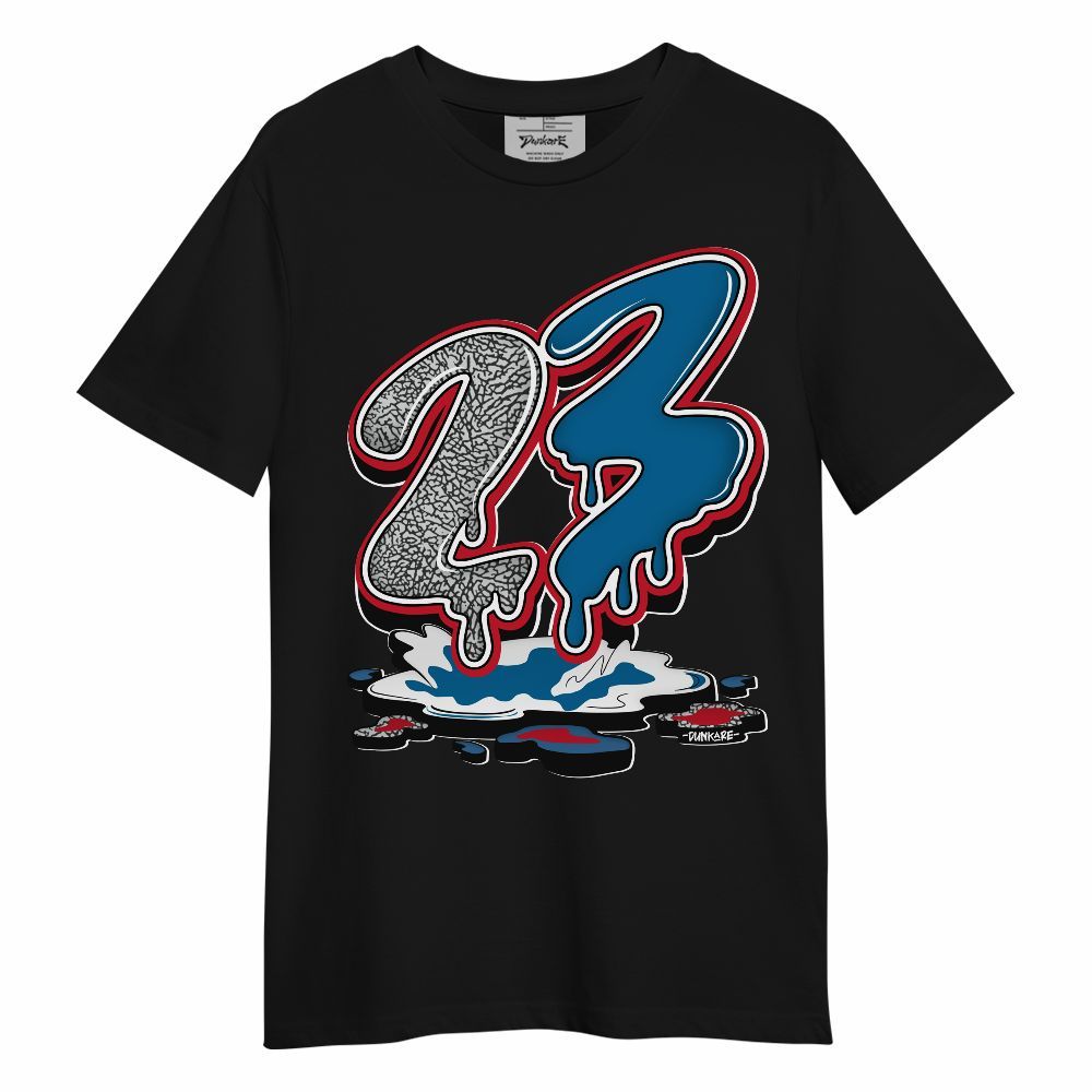 Shirt To Match OG True Blue 3s - 23 Drip Sludges Graphic