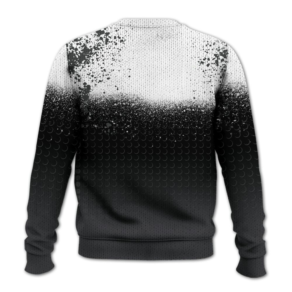 Knitted Sweater To Match Fear 4s - Halftone Time Is Money