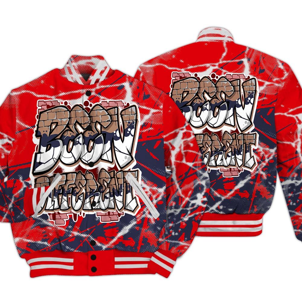 Varsity Jacket To Match Low OG Howard Bison 1s - To Different Profound Graphic Varsity Jacket Unisex