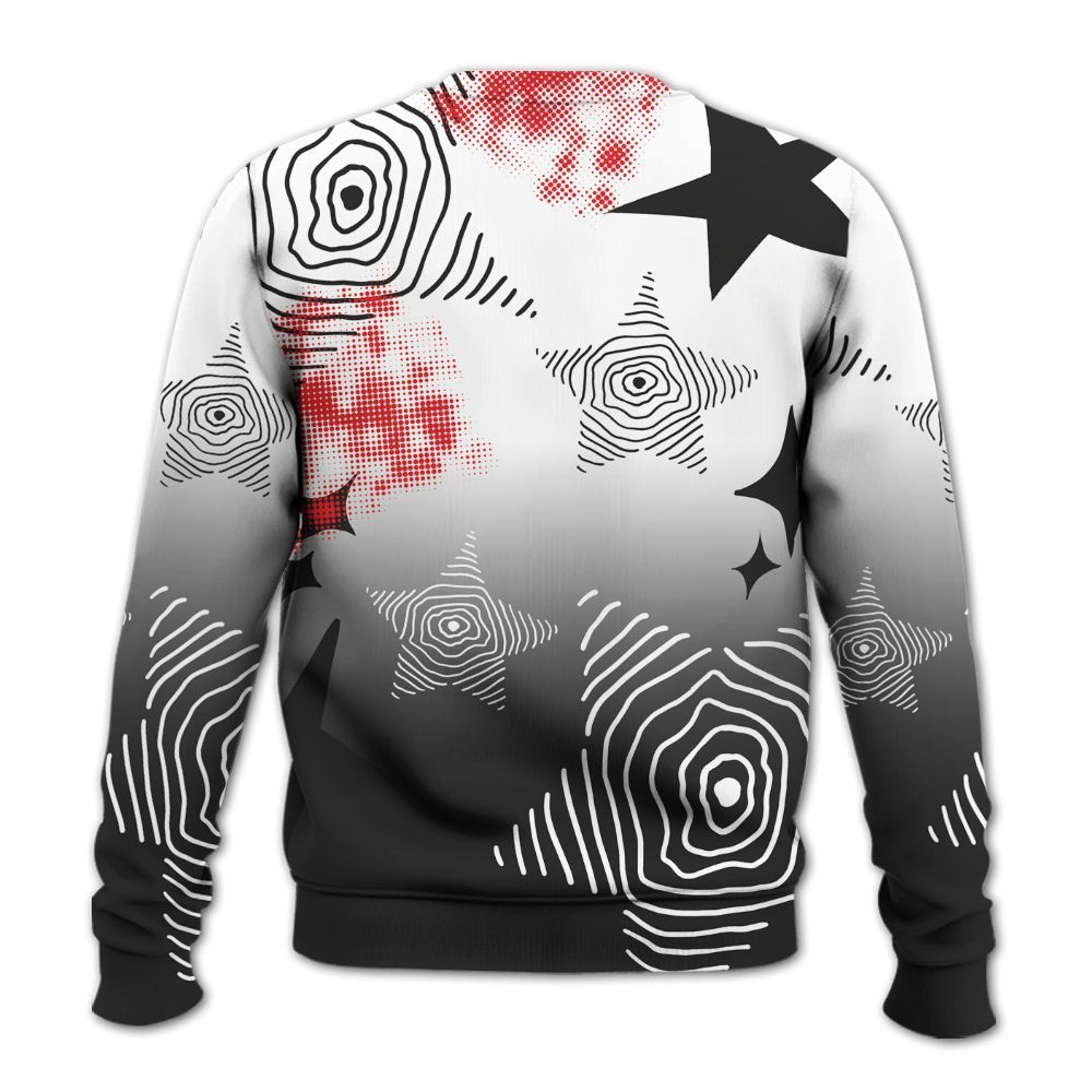 Sweatshirt To Match Prime 93 Fire Red - Sneakerz Girlz Unique Starz All Over Print