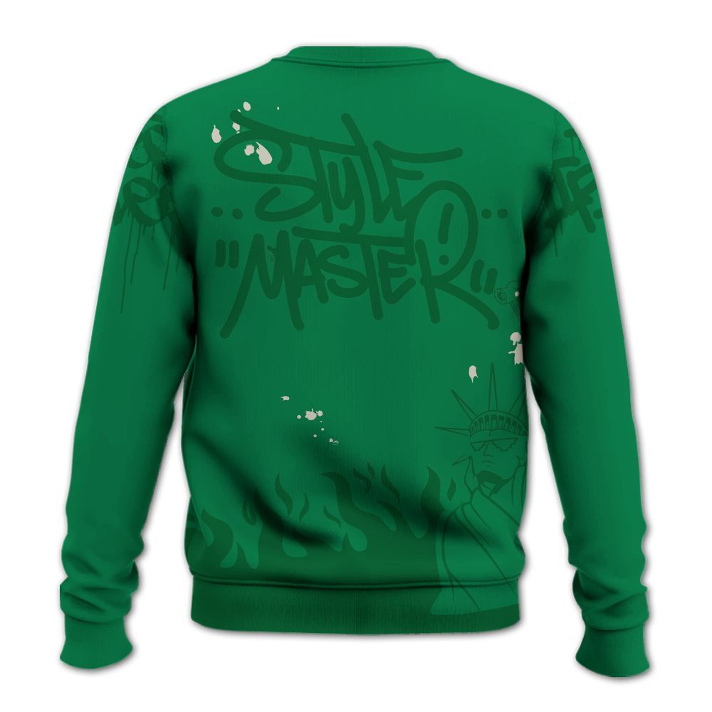 Sweatshirt To Match Lucky Green 2s - Graphic Fck Around Find Out All Over Print