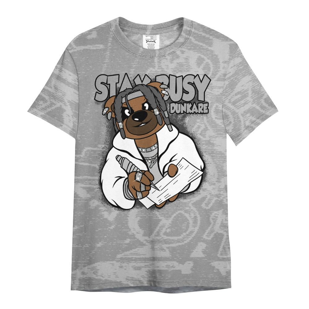 Shirt To Match Black Wolf Grey 12s - Maintain Activity Bear Avant-Garde All Over Print