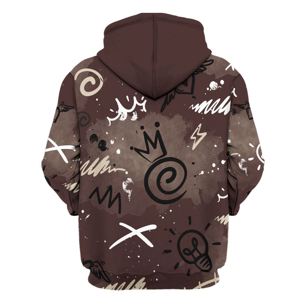 Hoodie To Match Burgundy Crush 3s - Drip Been Di2ferent All Over Print