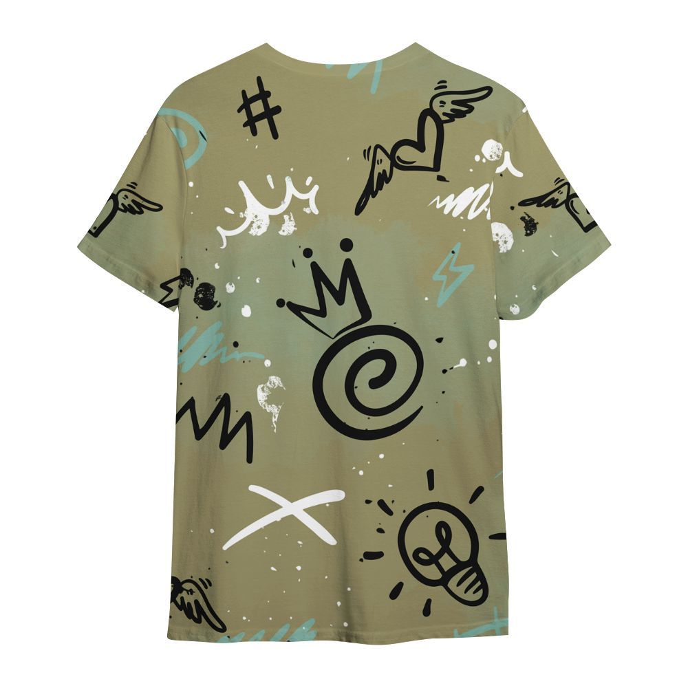 Shirt To Match Dunk Low Suede Olive Aura - Drip Been Di2ferent All Over Print