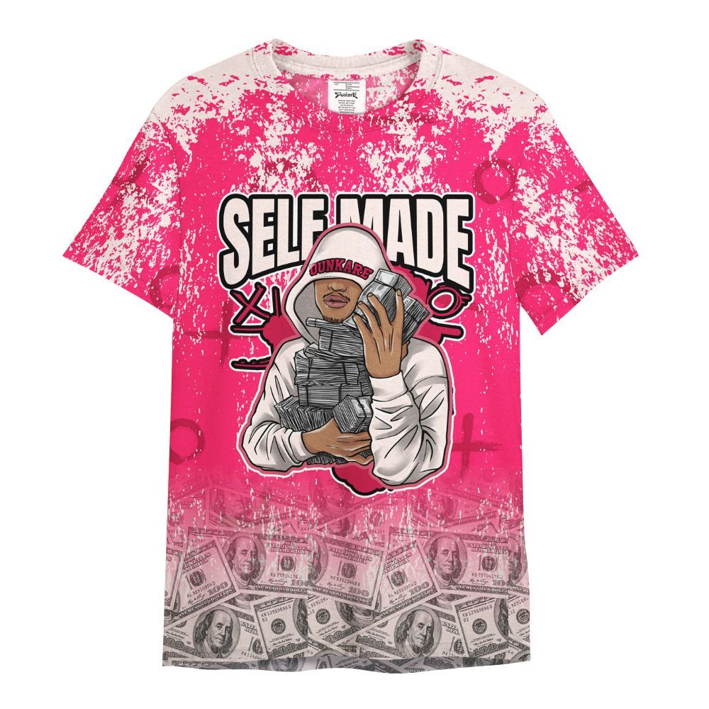 Shirt To Match A'One Pink Aura - Selfmade Unique Grunge All Over Print