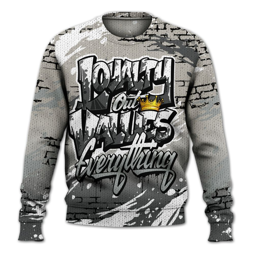 Knitted Sweater To Match Dunk Low Appears Oreo - Values Of Loyalty Drip