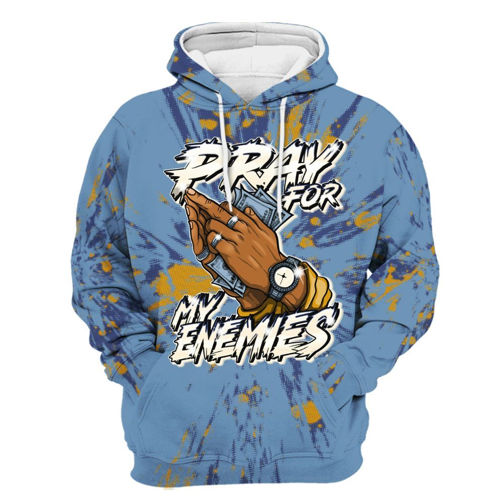 Hoodie To Match High OG First In Flight 1s - Prayed For Enemies Graphic Luxury All Over Print