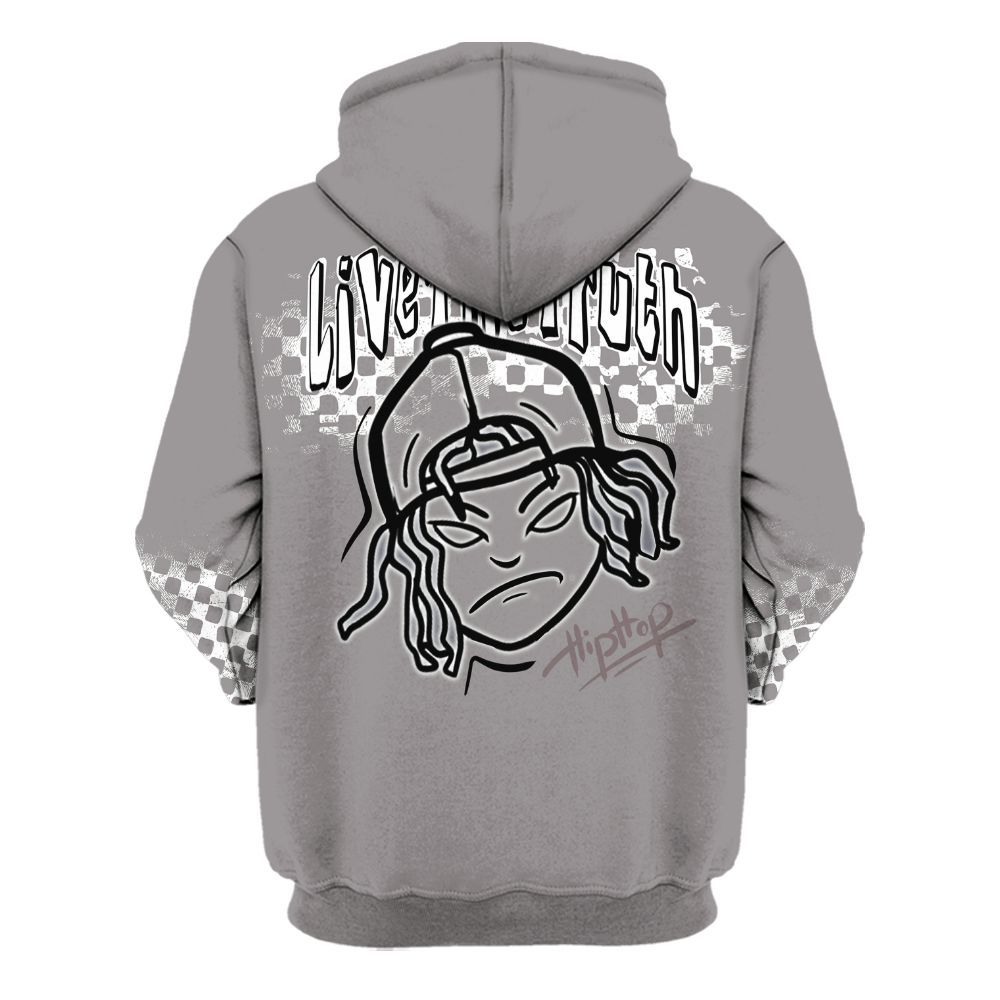 Hoodie To Match Cool Grey 11s - Feel Life Street Style All Over Print