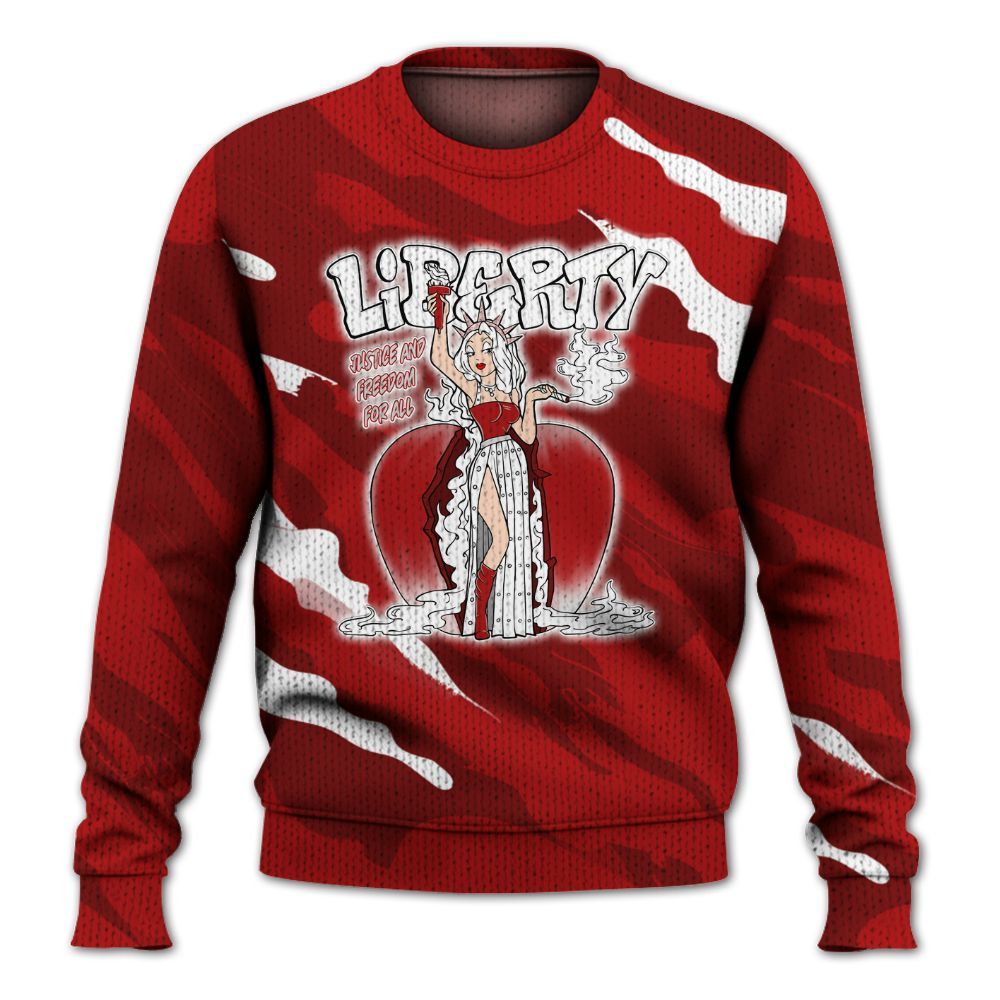 Knitted Sweater To Match Red Taxi 12s - Midwest Cartoon Colored