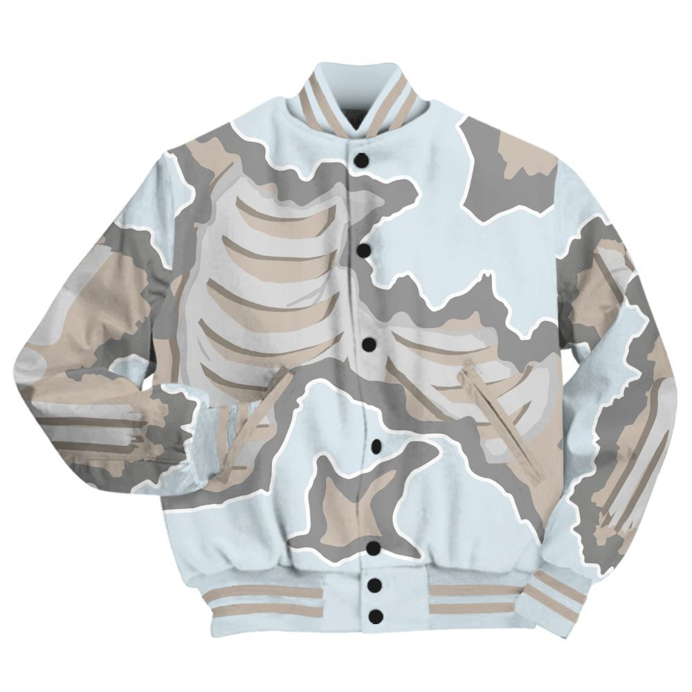 Varsity Jacket To Match High OG Alaska 1s - Hard Feeling Graphic Heart Break All Over Print