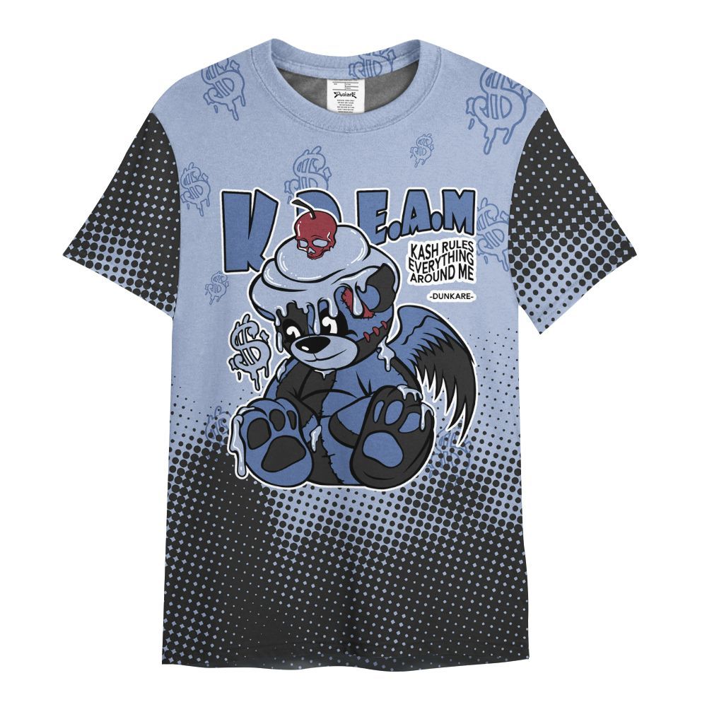 Shirt To Match Black Metallic 5s - Loot Bear Unique Drip All Over Print