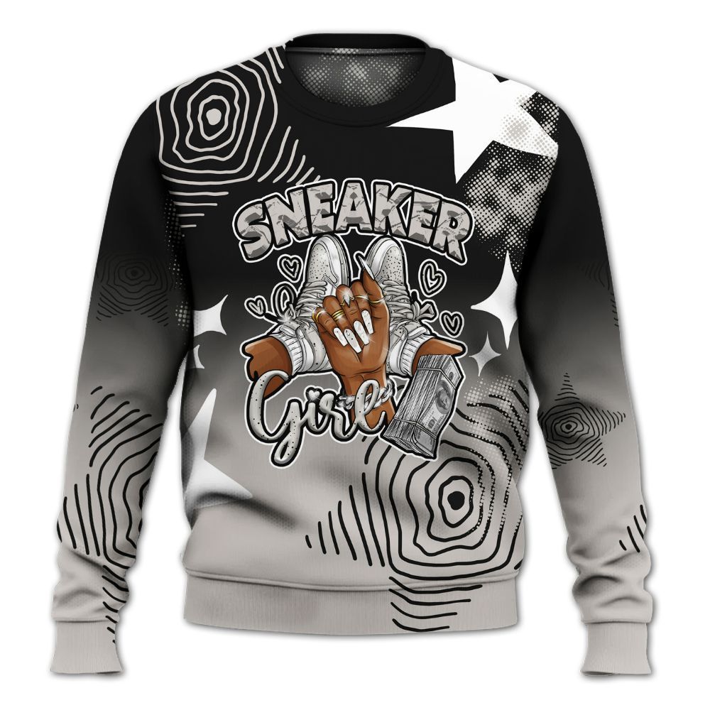 Sweatshirt To Match The Classic 40s - Sneakerz Girlz Unique Starz All Over Print