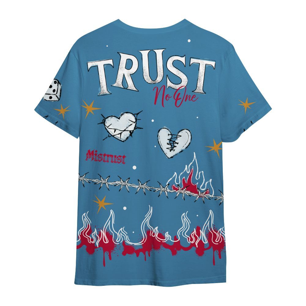 Shirt To Match GS Messy Room 4s - Trust No One Snake-Bite Doodle Crayon All Over Print