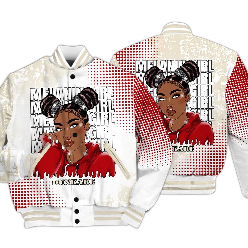 Varsity Jacket To Match Cement Grey 3s - Melaninn Unique Glitch Dot Varsity Jacket Unisex