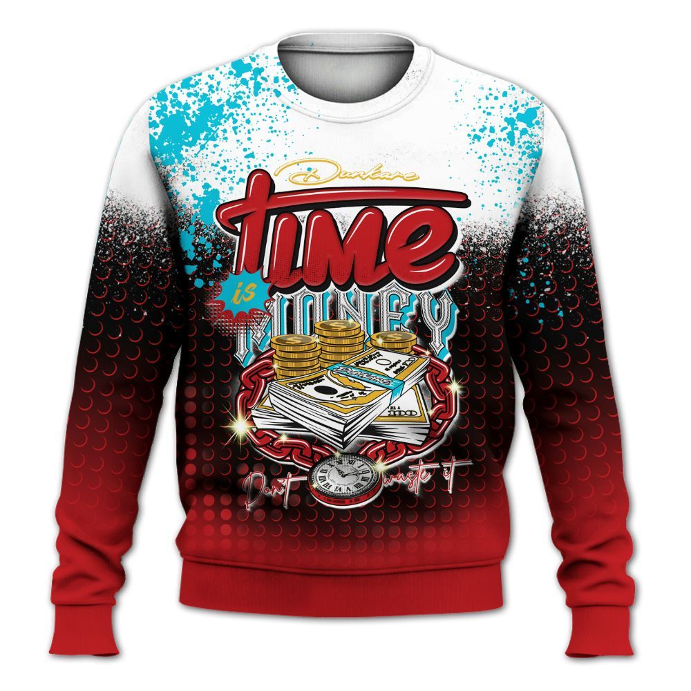 Sweatshirt To Match Dunk Low Fruity Pebbles - Halftone Time Is Money All Over Print
