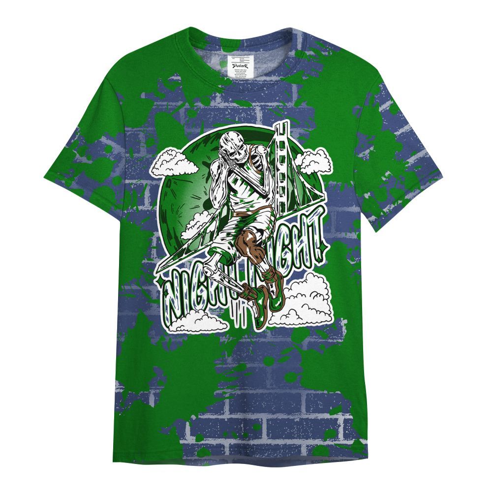 Shirt To Match Midnight Navy 13s - Seeya Skeleton Brick All Over Print