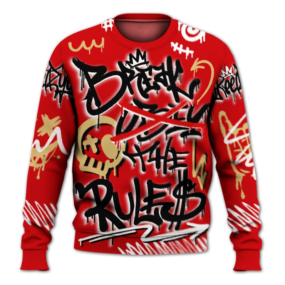 Sweatshirt To Match Ja 2 Halloween - Break Rules Streetwear All Over Print