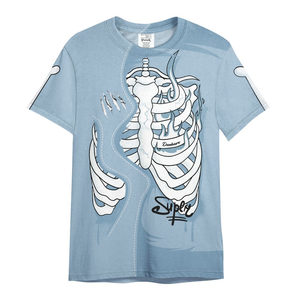 Shirt To Match Mid Ice Blue 1s - It's The Kick For Me All Over Print