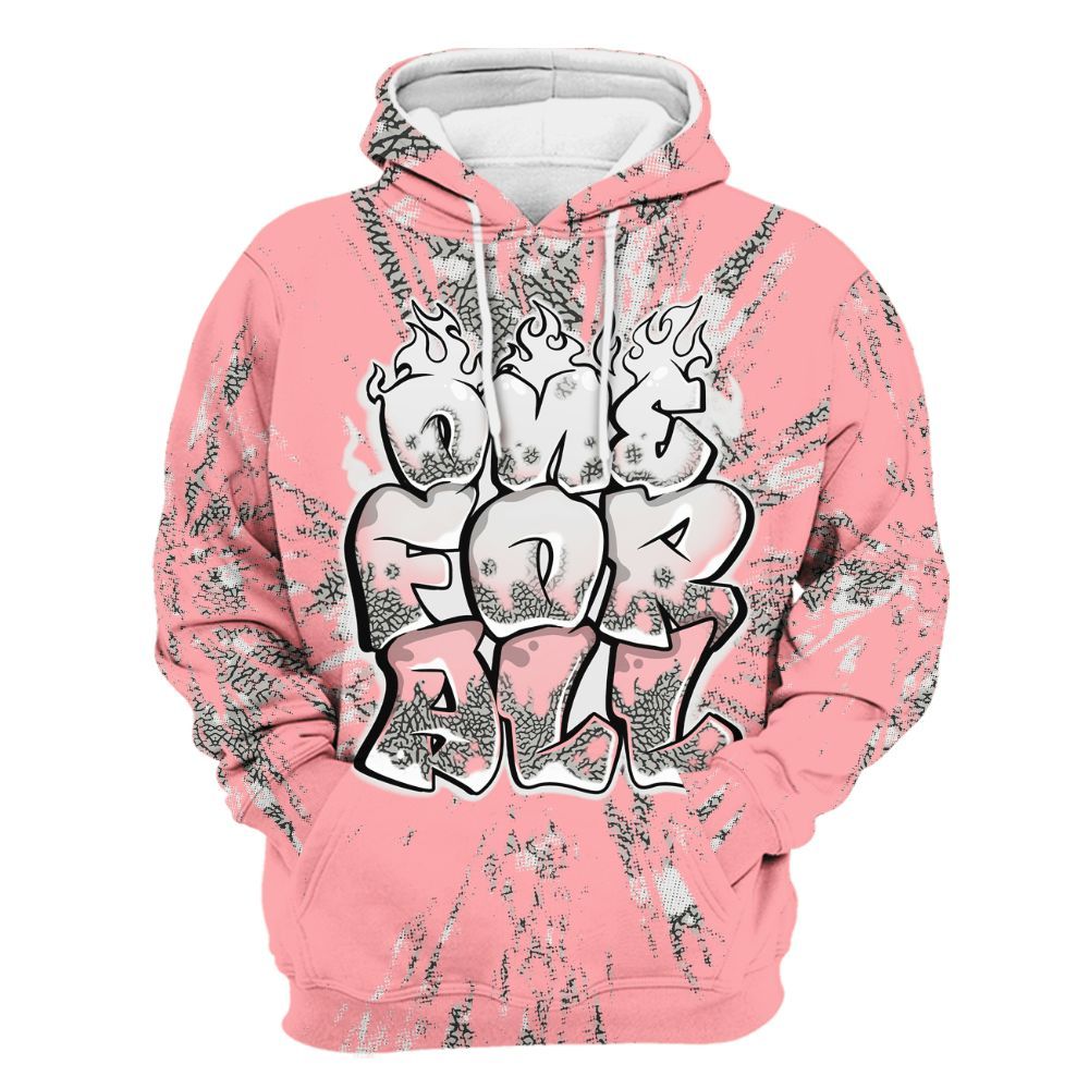 Hoodie To Match Retro Wings 3s - Ones For All Graphic Luxury All Over Print