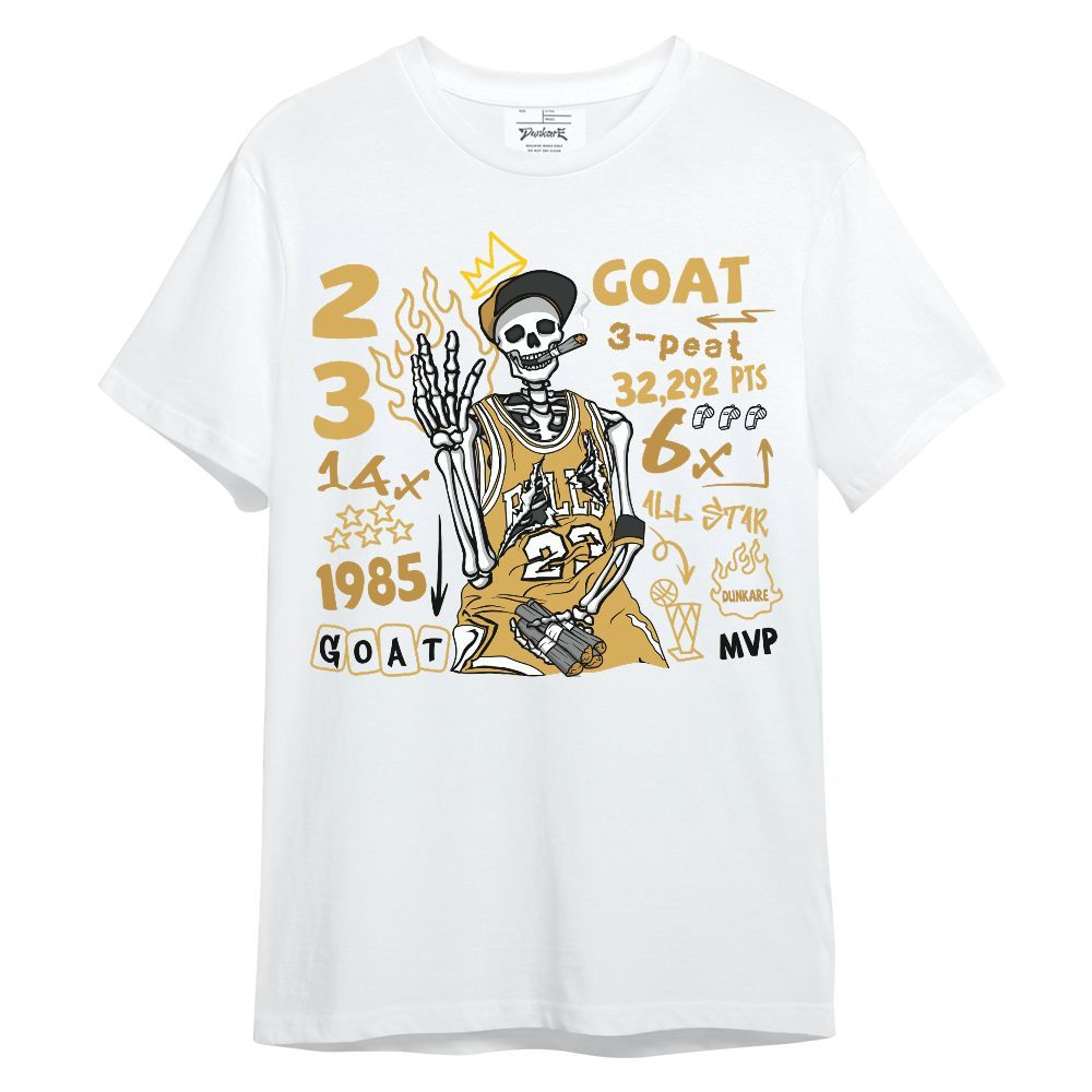 Shirt To Match Retro Light Ginger 14s - Number 23 G.0.A.T Streetwear Unisex Shirt