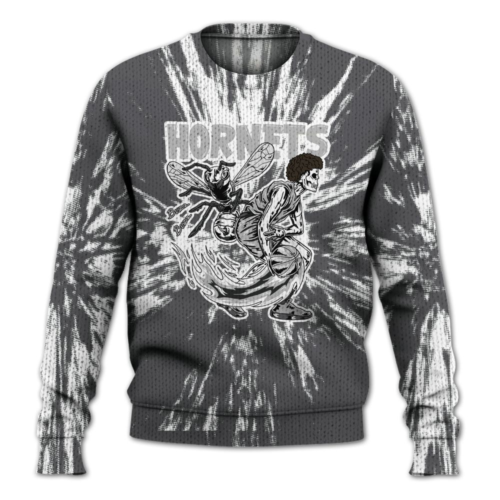 Knitted Sweater To Match White Thunder 4s - Hornets Skeleton Luxury