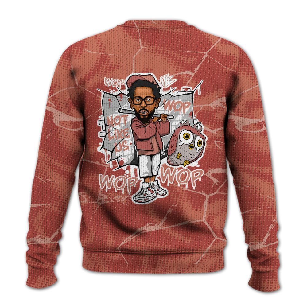 Knitted Sweater To Match Dune Red 13s - None Like ComptonCity Graphic Crack