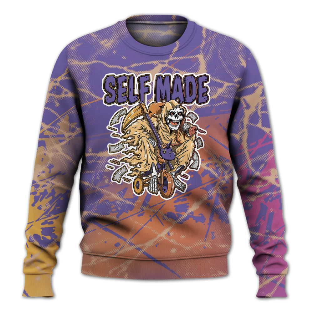 Sweatshirt To Match Book Sunset 1s - Self Make Skeleton Profound All Over Print