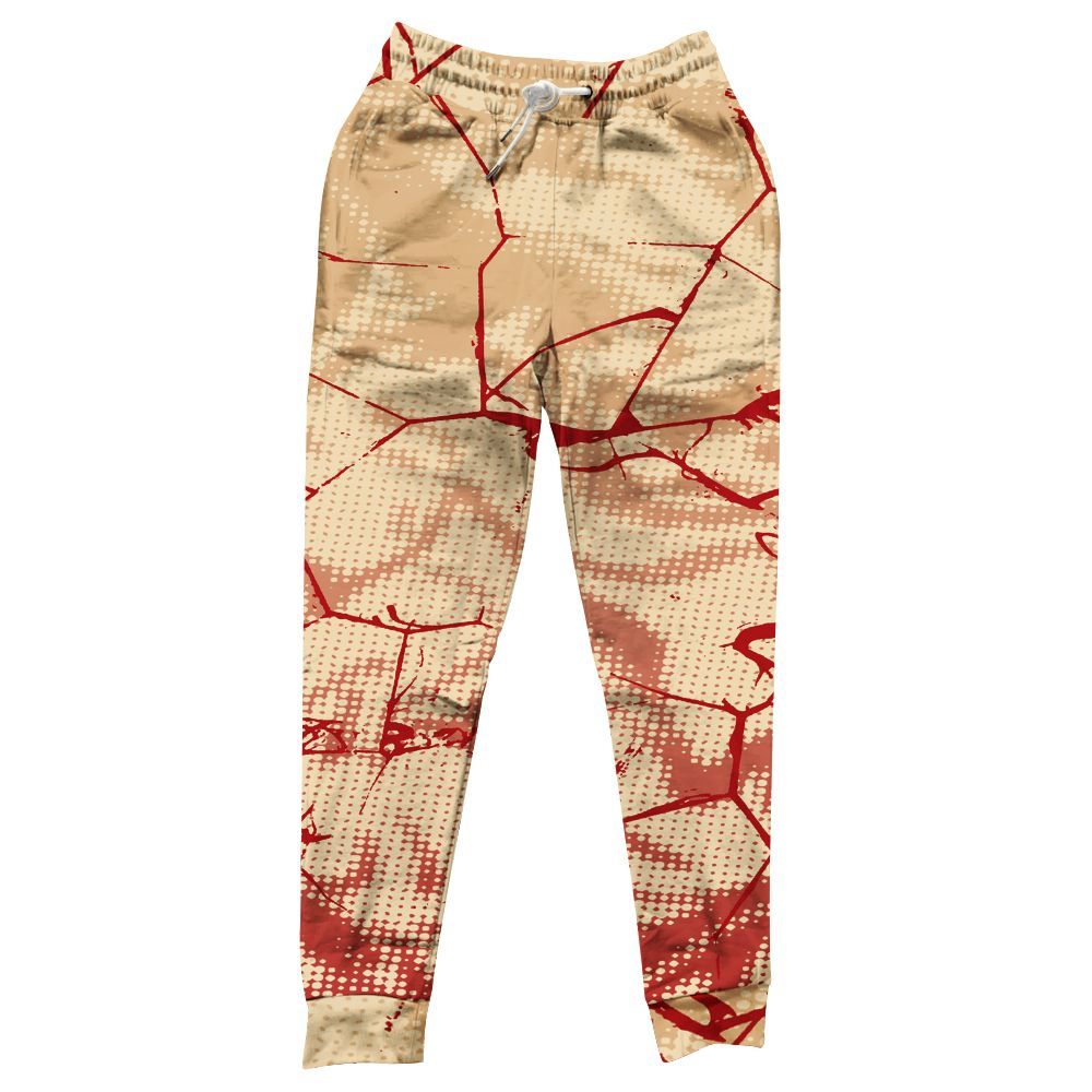 Sweatpant To Match Dunk Low Strawberry Waffle - Crack Graphic All Over Print