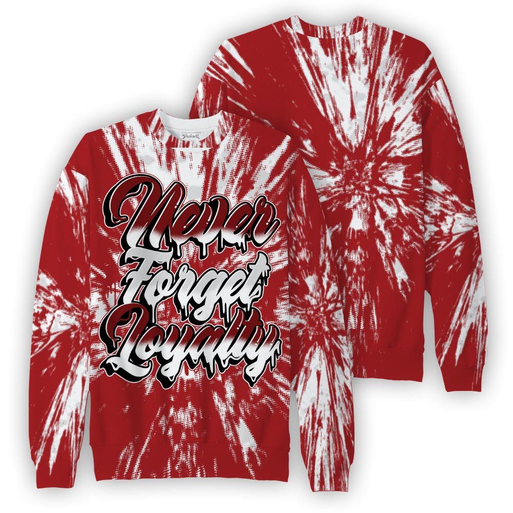 Sweatshirt To Match Red Taxi 12s Sweatshirt - Never Forget Loyalties Graphic Hiding Sweatshirt Unisex