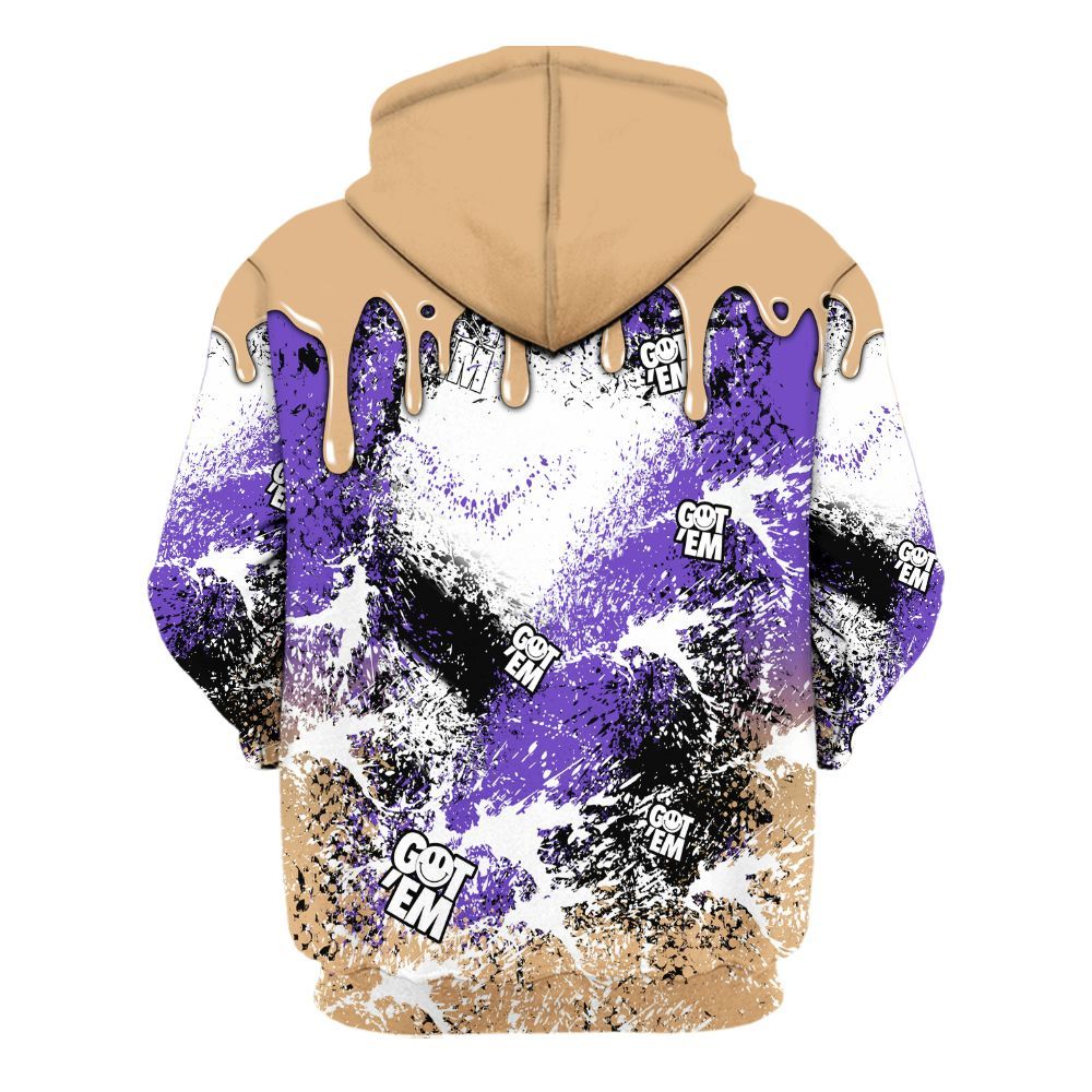 Hoodie To Match SE Afrobeats 7s - Dripping 23 Drip All Over Print