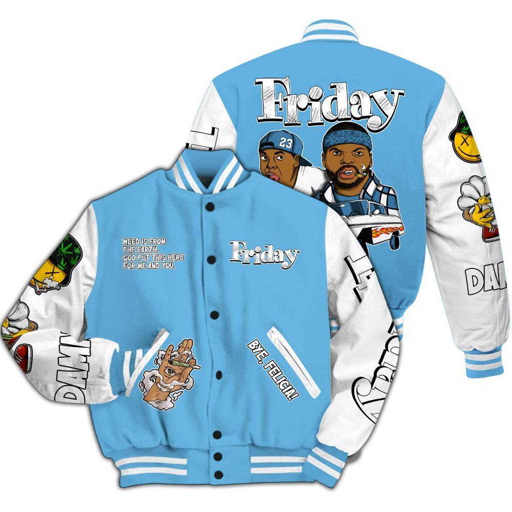 Varsity Jacket To Match Melo 12s Shirt, Friday Sneaker Stress Style All Over Print