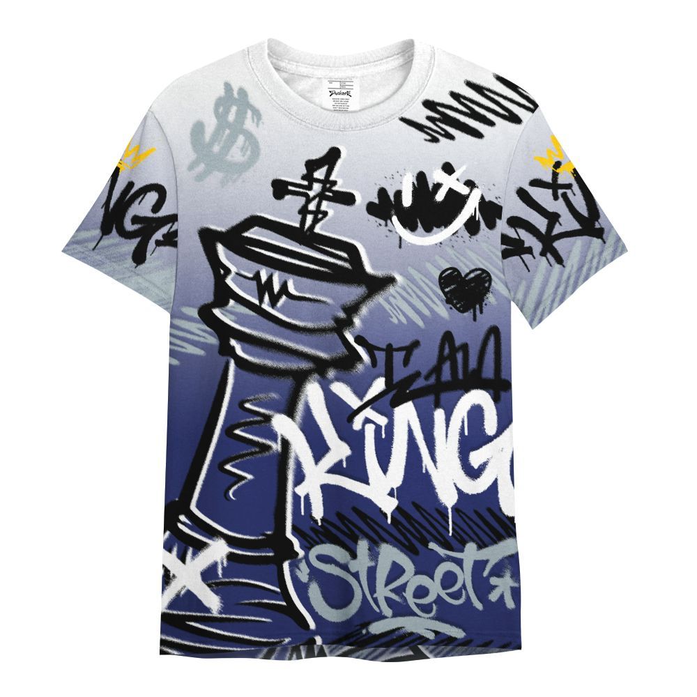 Shirt To Match Midnight Navy 11s - Street King Chess Streetwear All Over Print