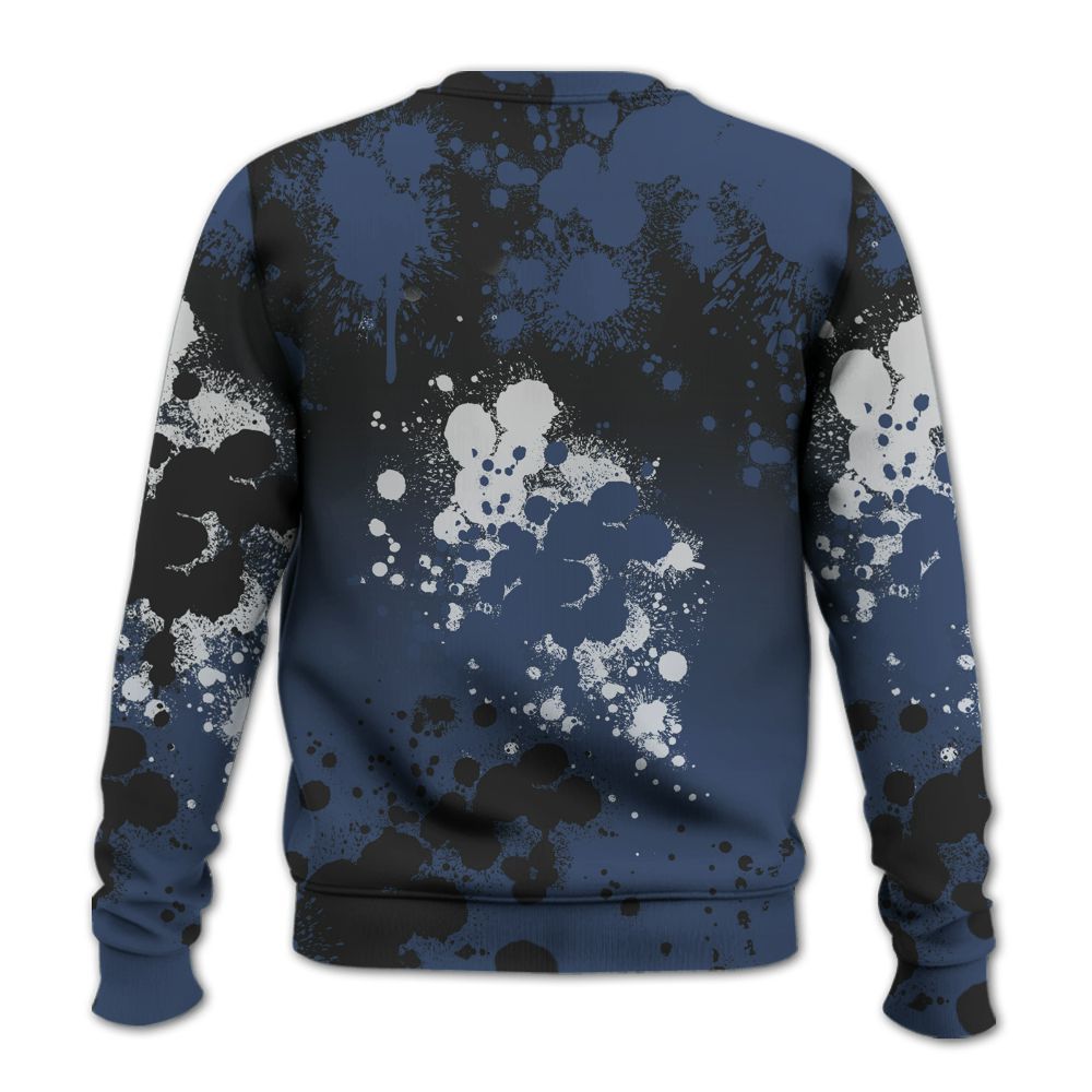 Sweatshirt To Match Diffused Blue 3s - Trust No One Scary All Over Print