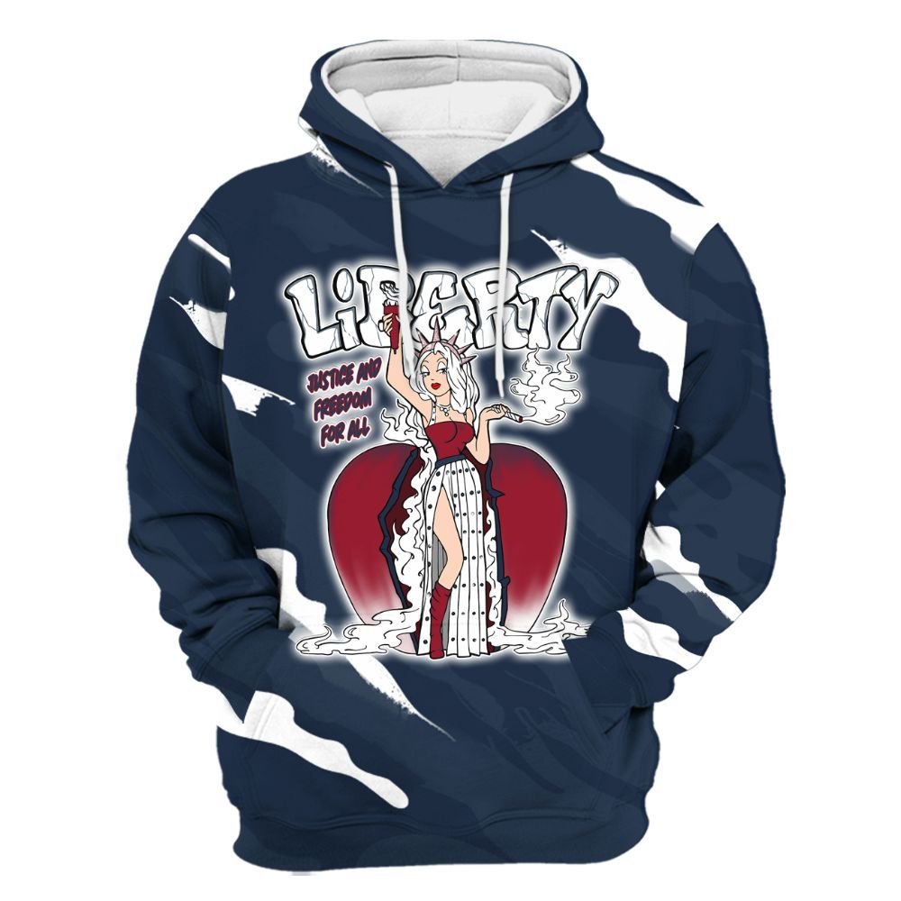 Hoodie To Match Retro Olympic 6s - Midwest Cartoon Colored All Over Print