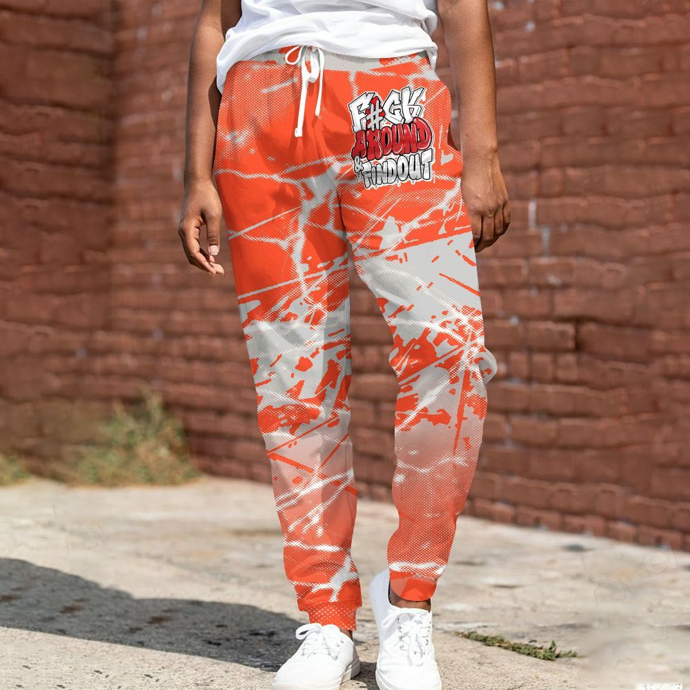 Sweatpant To Match Air Max 1 86 Cosmic Clay - F Around Find Out Graphic Profound All Over Print