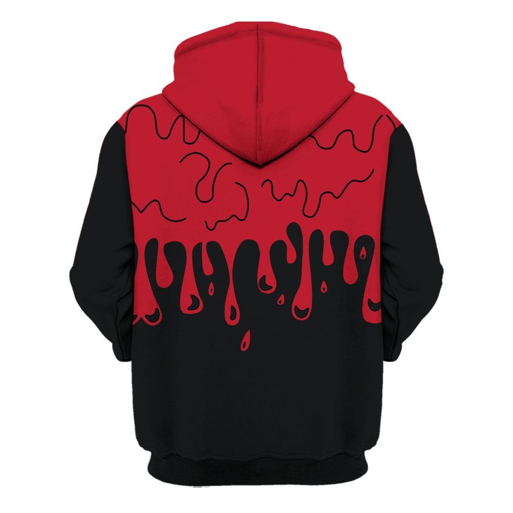 Hoodie To Match Retro Raging Bull 5s - Snake Trust No One Drip All Over Print