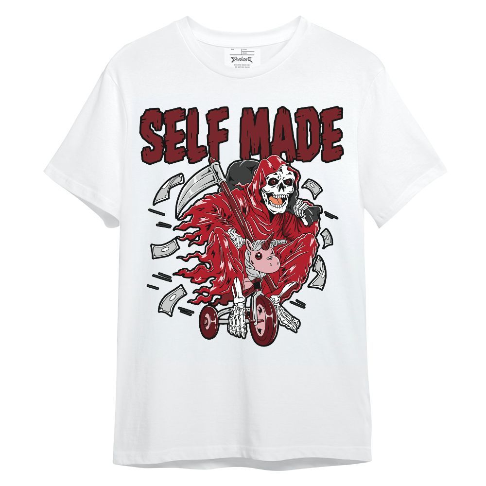 Shirt To Match Bred Velvet 11s - Self Make Skeleton Unisex Shirt