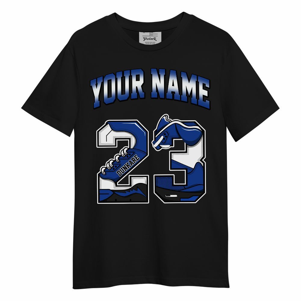 Shirt To Match Air Foamposite One Royal - Custom Name Number 23 5s Unisex Shirt