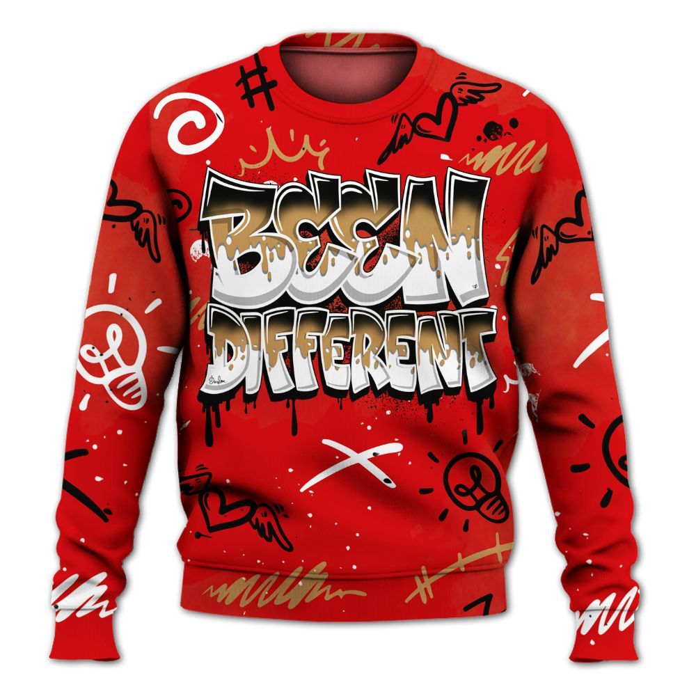 Sweatshirt To Match Kobe 5 Red Year Of The Mamba - Drip Built Di2ferent All Over Print