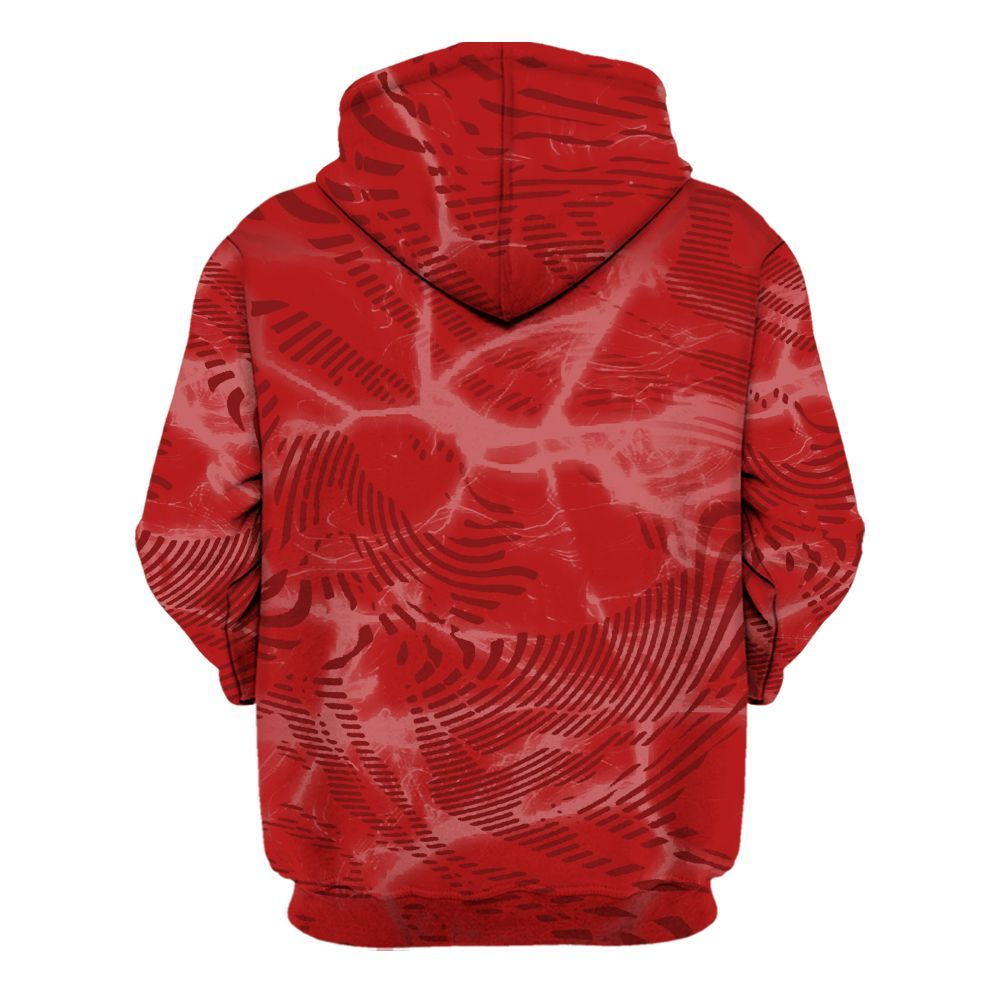 Hoodie To Match Red Taxi 12s - Havok Bear All Over Print