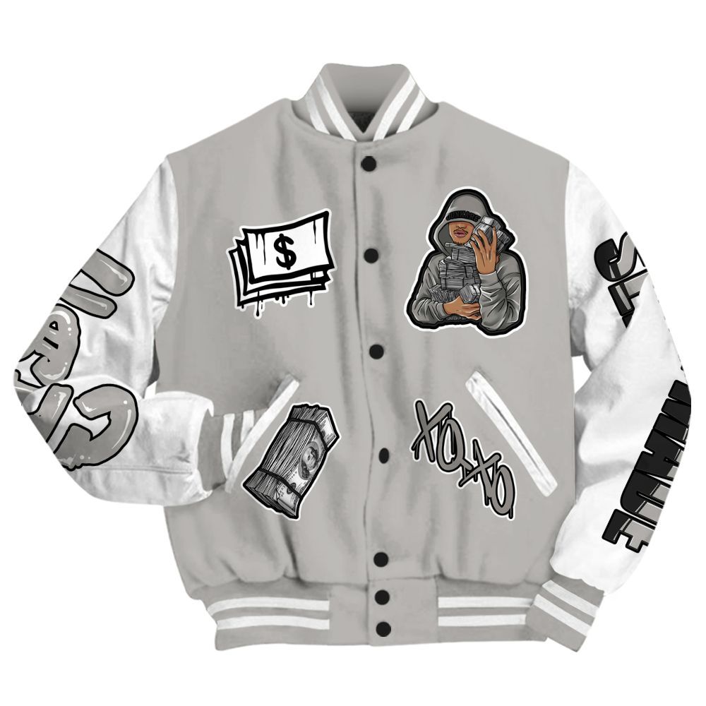 Varsity Jacket To Match Low OG Phantom 1s - Selfmade All Over Print