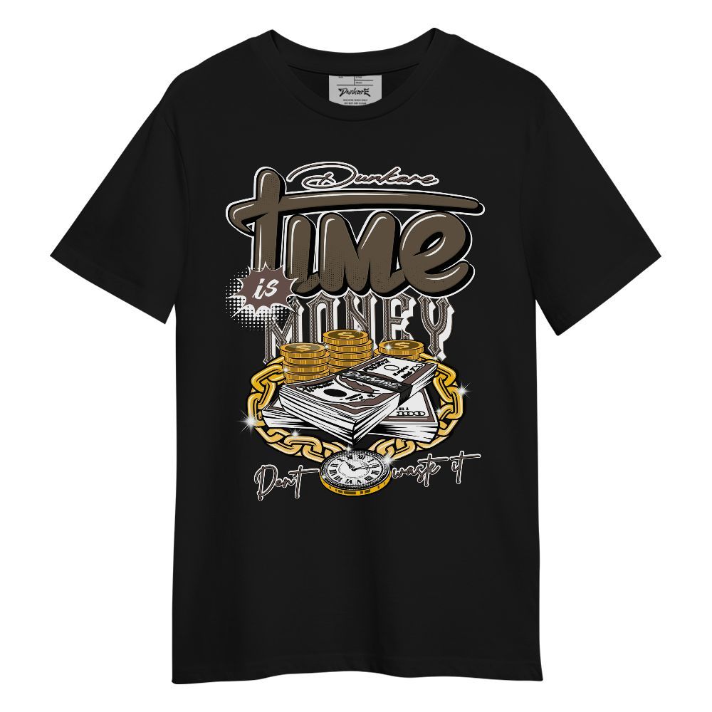 Shirt To Match AMM Dark Mocha 4s - Time Is Money Graphic