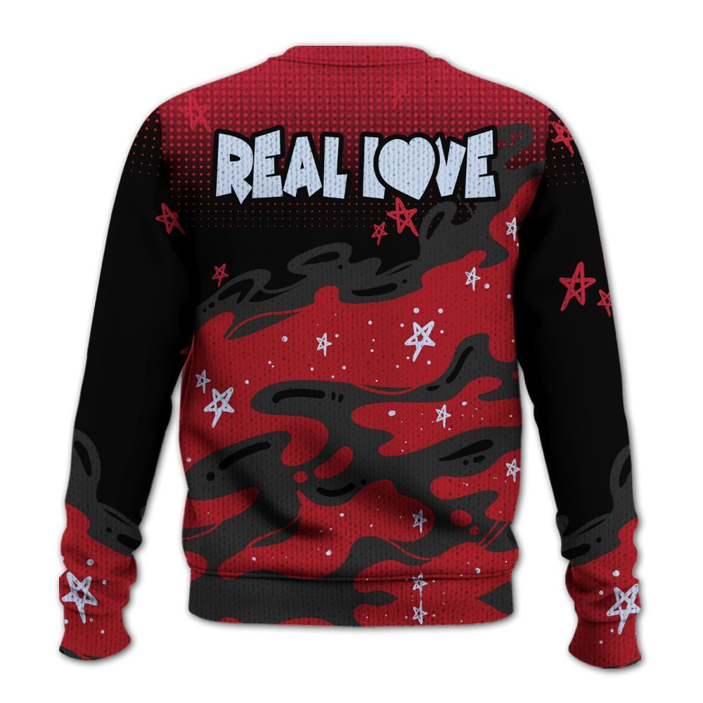 Knitted Sweater To Match Toro Bravo 6s - Sincere Fondness Bear Stars