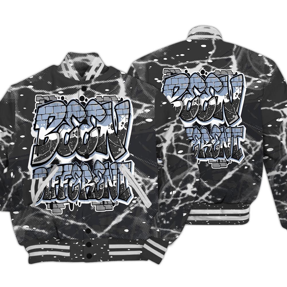 Varsity Jacket To Match Reverse Black White 6s - To Different Profound Graphic Varsity Jacket Unisex