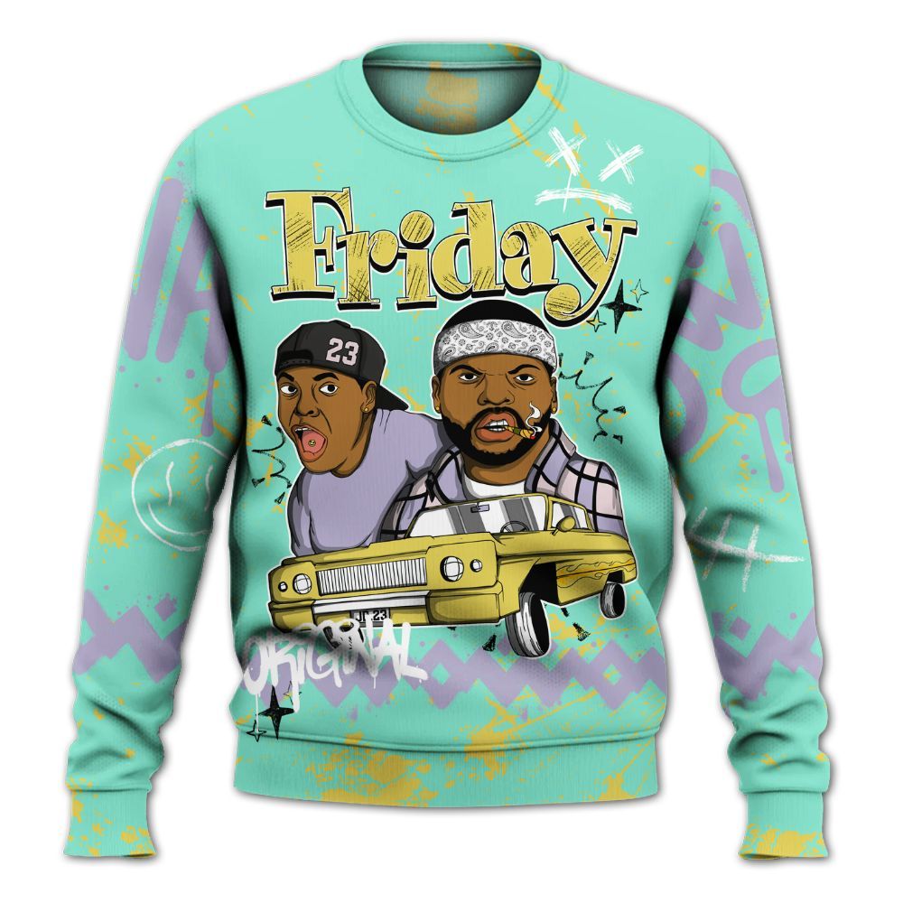 Sweatshirt To Match Dunk Low Easter 2026 - Friday Sneaker Crayon All Over Print