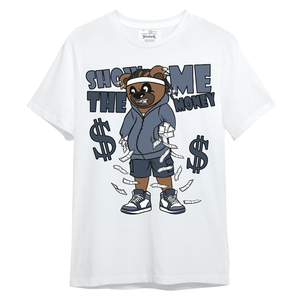 Shirt To Match Low Diffused Blue 11s - Show Me Bear Unisex Shirt